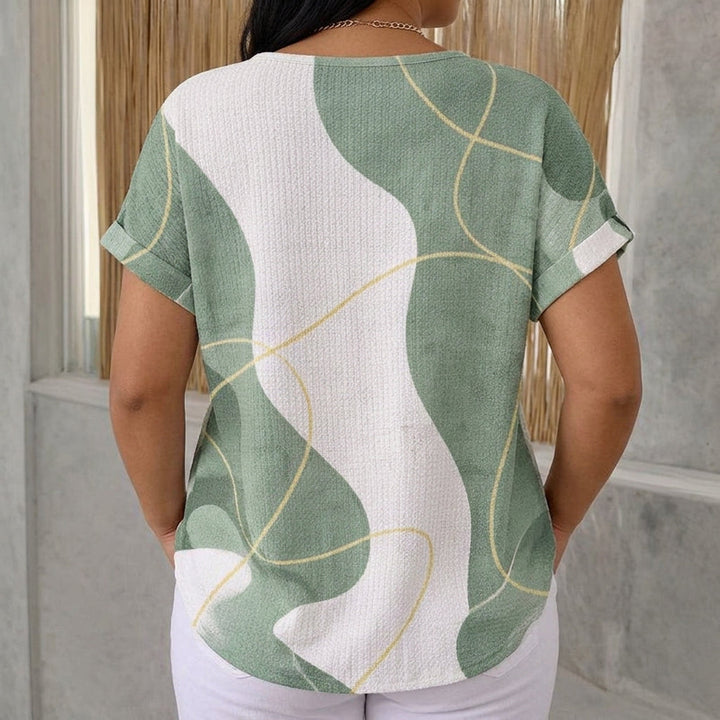 Imogen | Casual Kleurblok Blouse