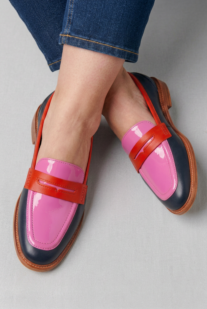 Elara | Elegante Kleurblok Instappers
