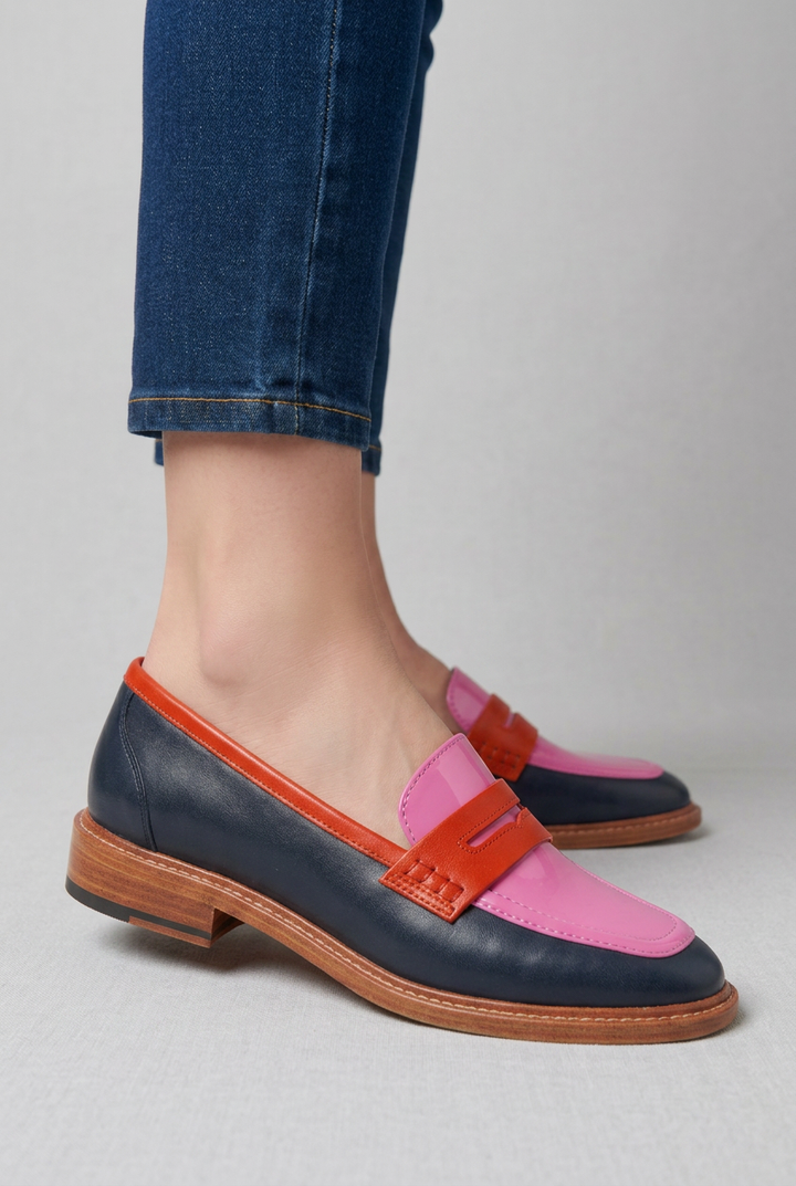 Elara | Elegante Kleurblok Instappers
