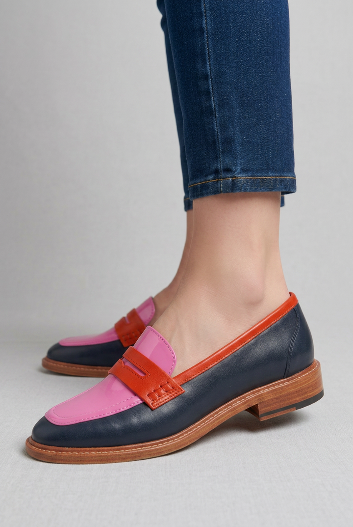 Elara | Elegante Kleurblok Instappers