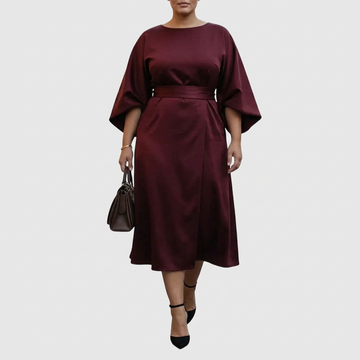Zora | Maxi-jurk met vleermuismouwen