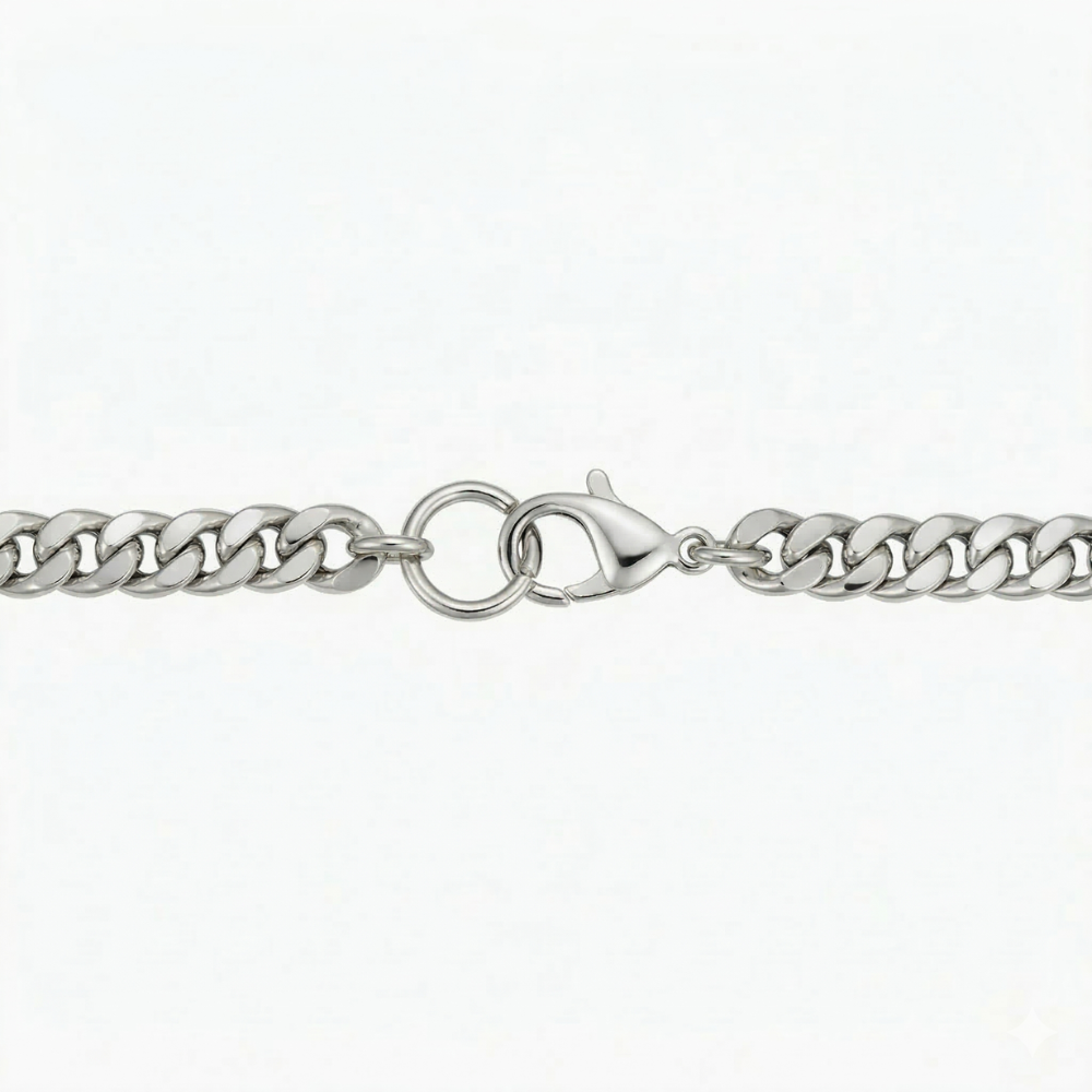 Juniper Cubaanse Armband | Wit Goud