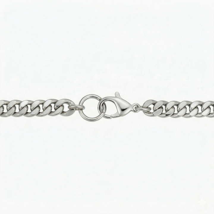 Juniper Cubaanse Armband | Wit Goud