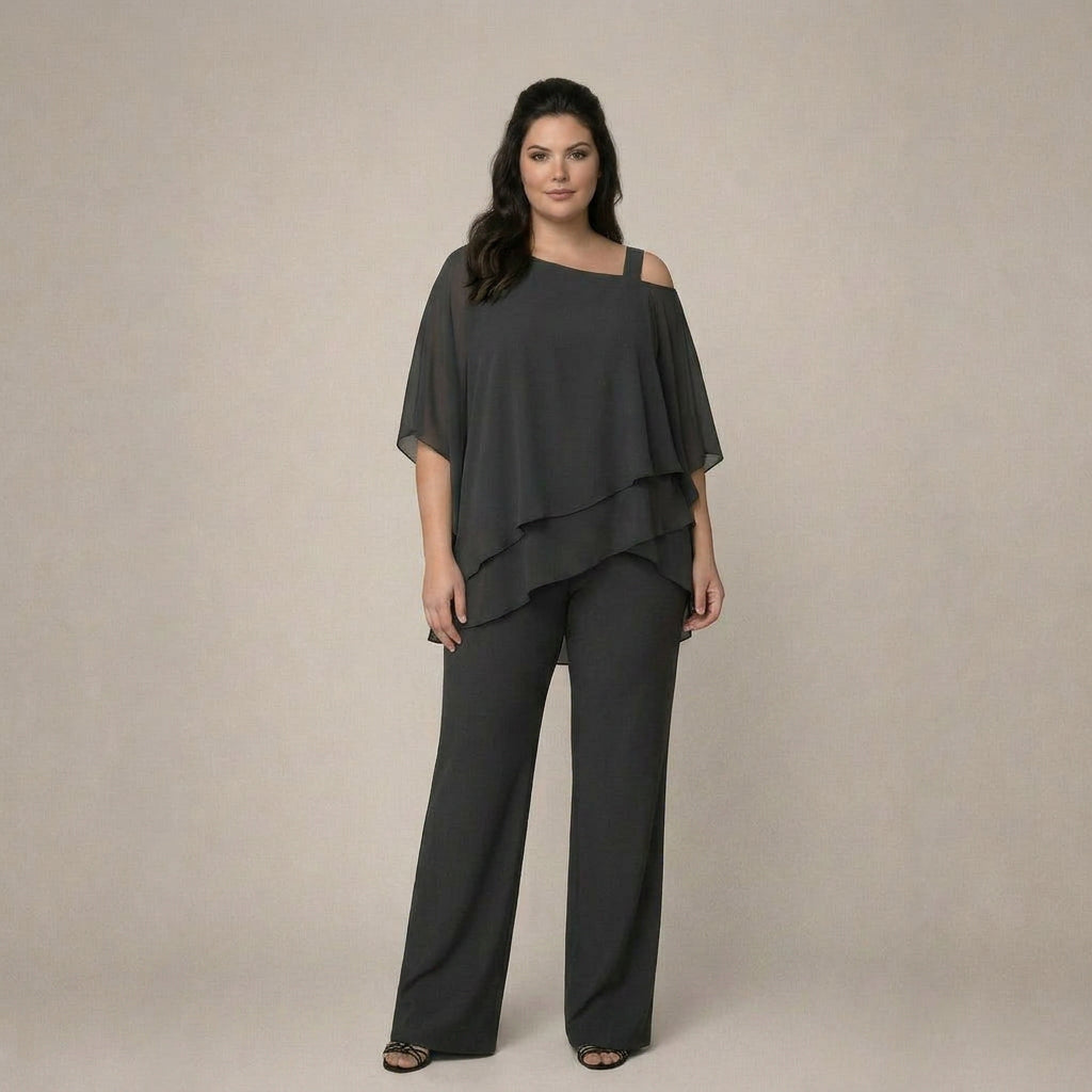 Gwen | Elegante Set met Laagjes Blouse