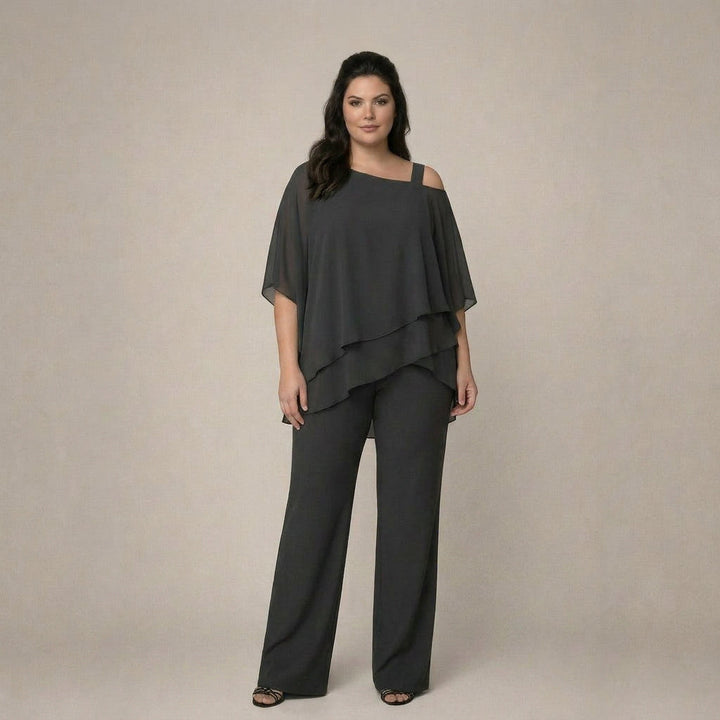 Gwen | Elegante Set met Laagjes Blouse