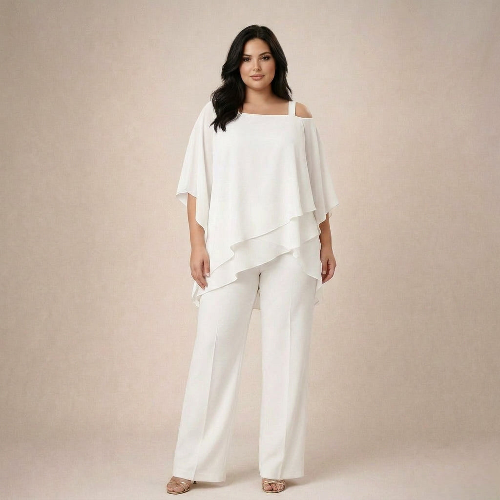 Gwen | Elegante Set met Laagjes Blouse