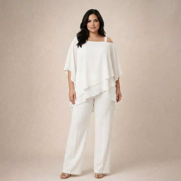 Gwen | Elegante Set met Laagjes Blouse