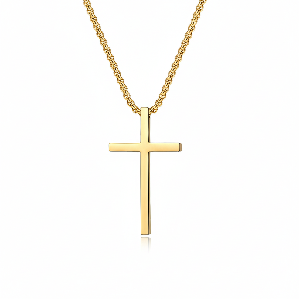 Romy Cross Necklace | Goud