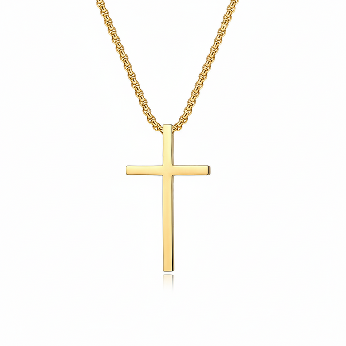 Romy Cross Necklace | Goud