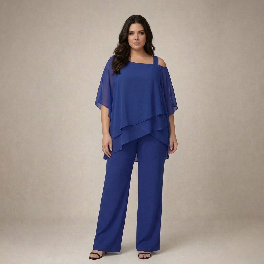 Gwen | Elegante Set met Laagjes Blouse