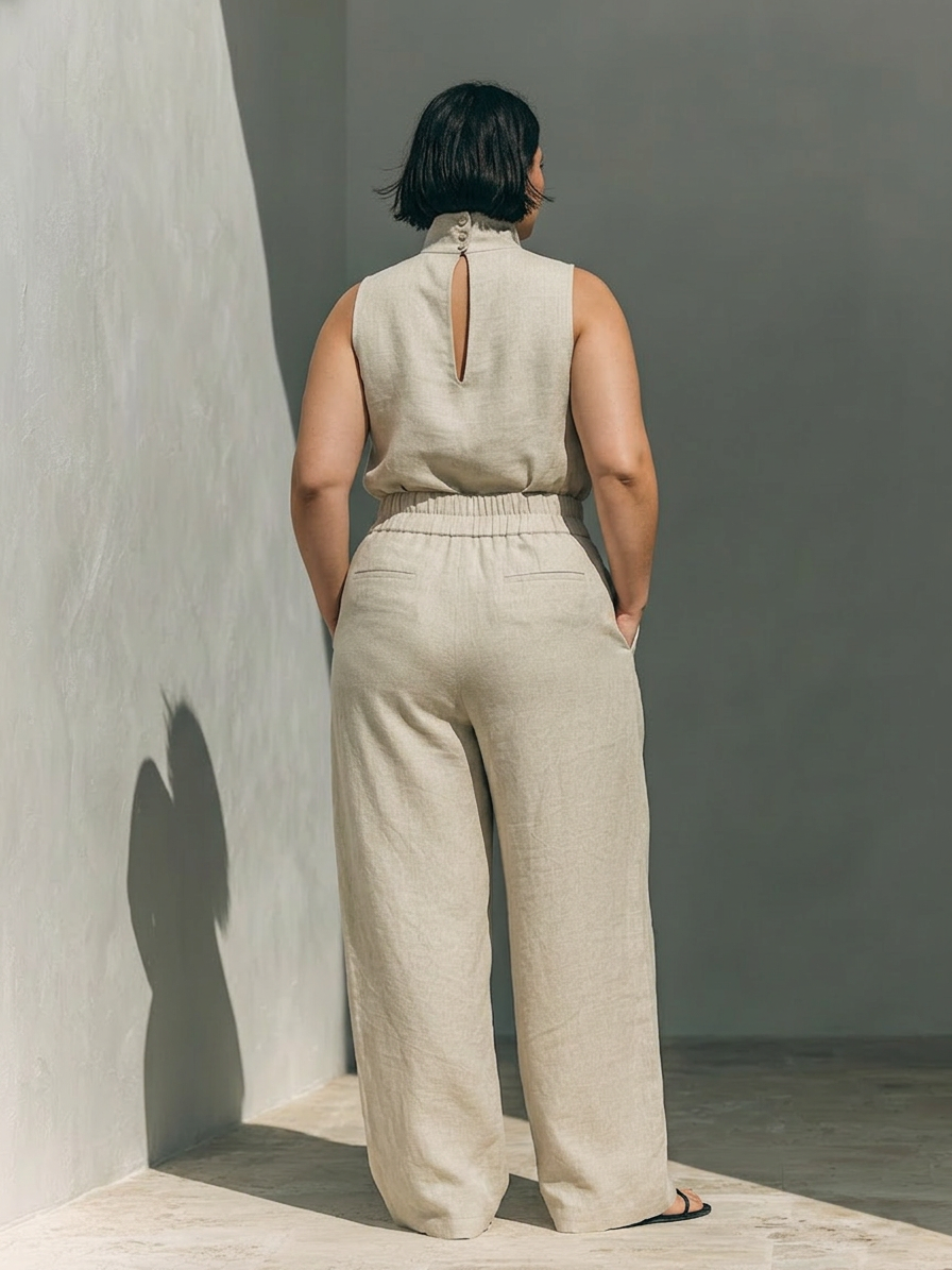 Astrid - Co-ord Set Minimalistisch Linnen