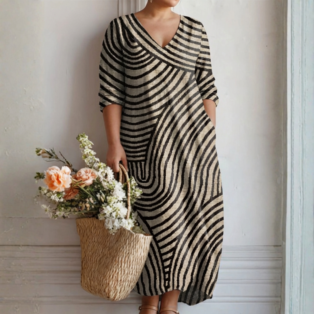 Rhea - Tijdloze Vintage Jurk