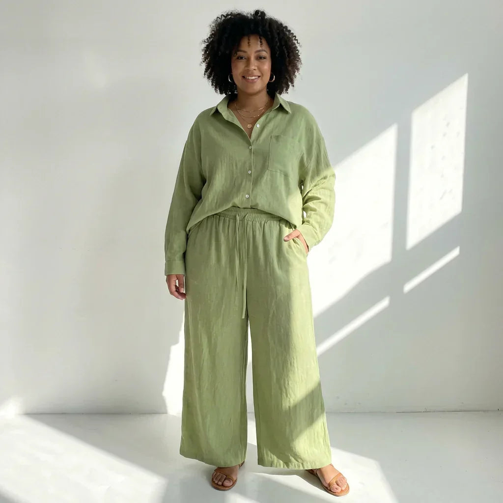 Romilly - Dames Katoenen Twee-Delige Set
