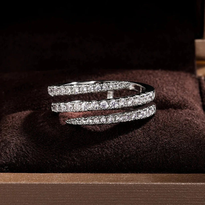 Cosima Sassetti Ring | Wit Goud