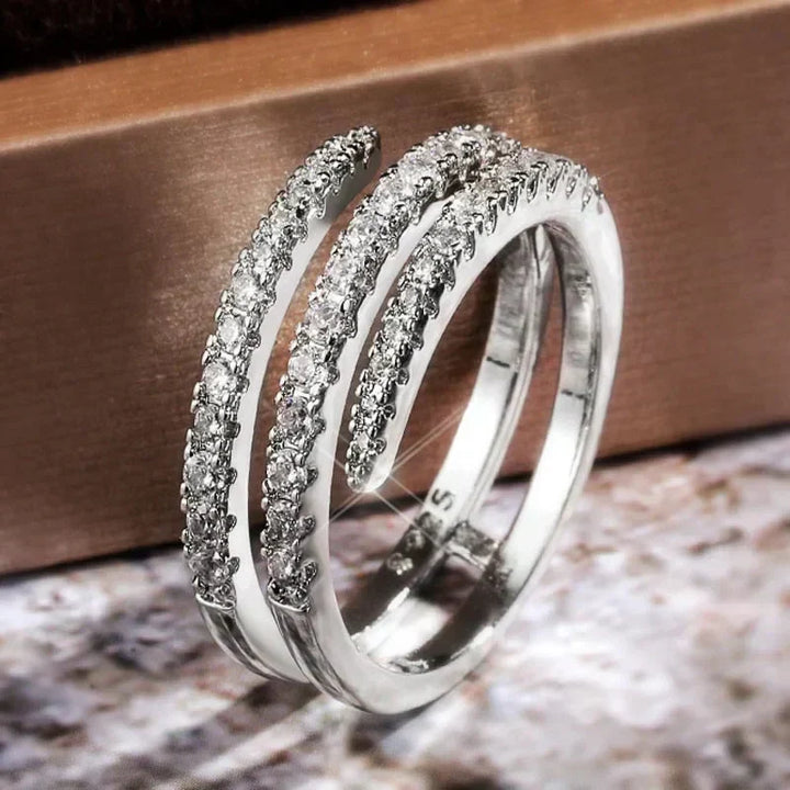 Cosima Sassetti Ring | Wit Goud