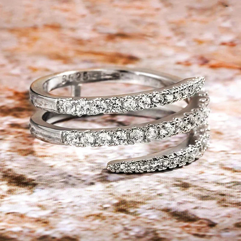 Cosima Sassetti Ring | Wit Goud