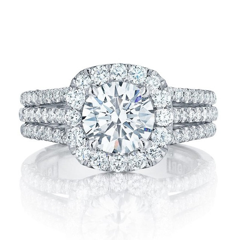 Colette Vellori Ring | Wit Goud