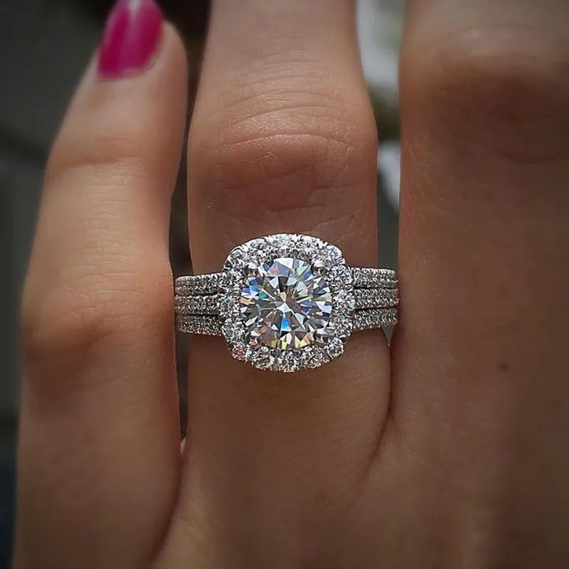 Colette Vellori Ring | Wit Goud