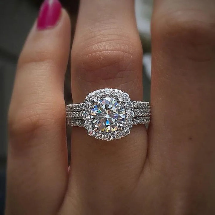 Colette Vellori Ring | Wit Goud