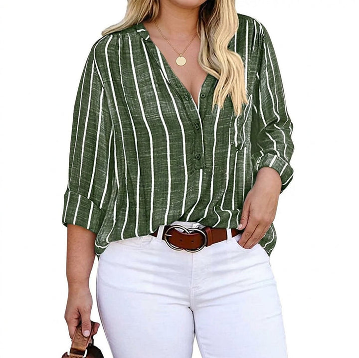 Mable | Gestreepte Casual Blouse