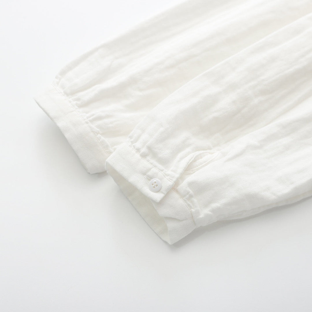 Ines - Pure Katoenen Rimpelshirt Top