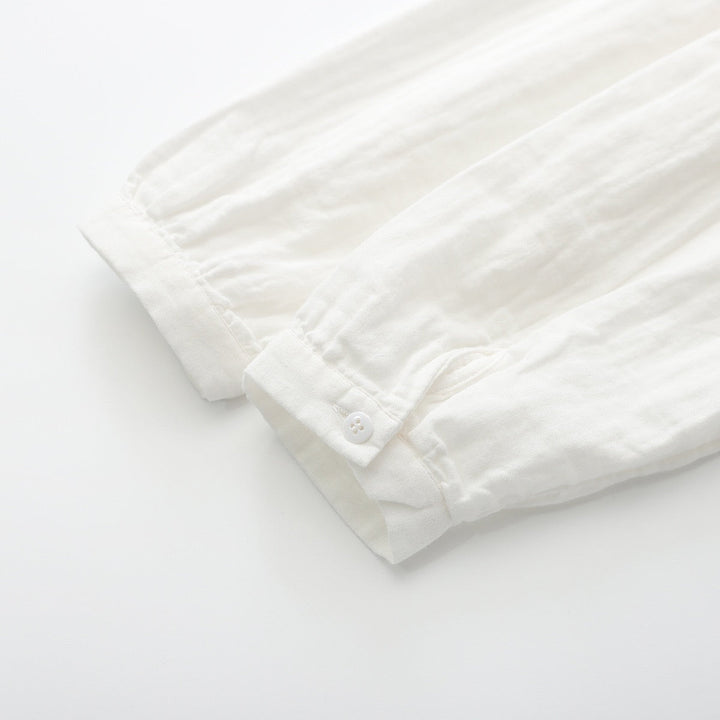 Ines - Pure Katoenen Rimpelshirt Top