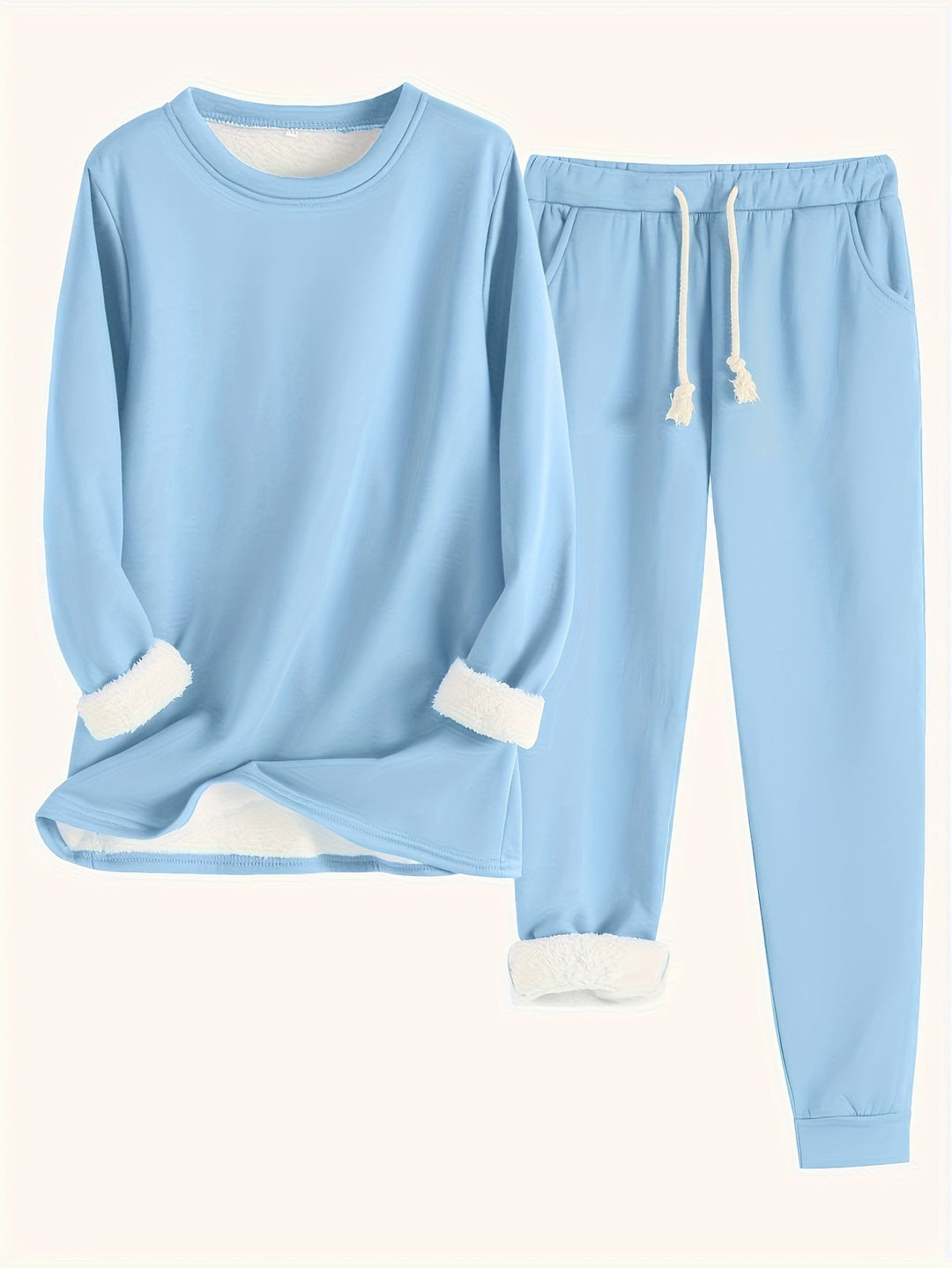 Hailey | Comfortabele Fleece-gevoerde Set