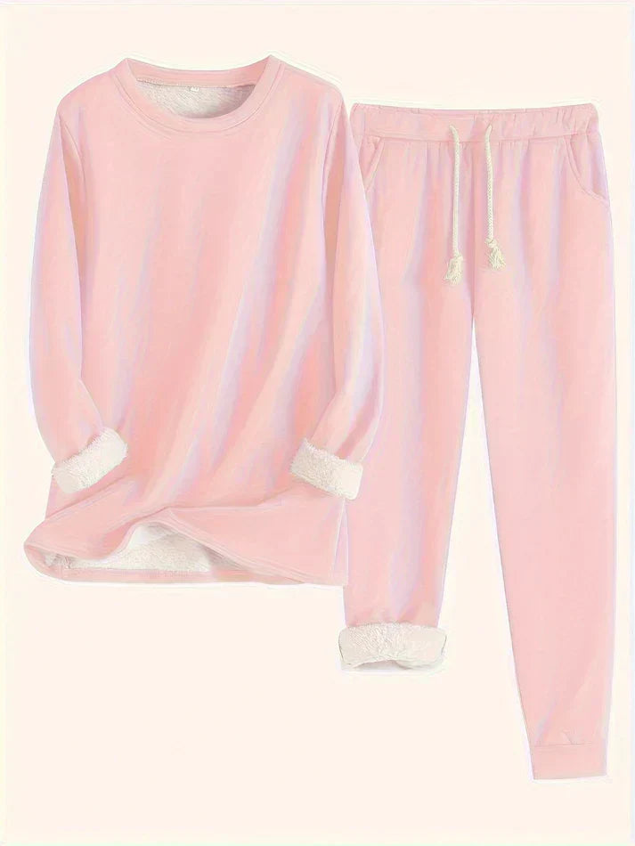 Hailey | Comfortabele Fleece-gevoerde Set