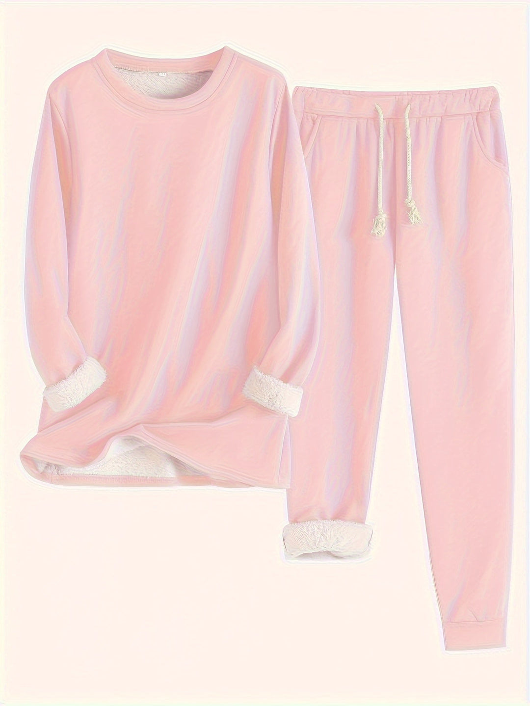 Hailey | Comfortabele Fleece-gevoerde Set