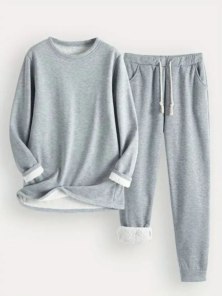 Hailey | Comfortabele Fleece-gevoerde Set
