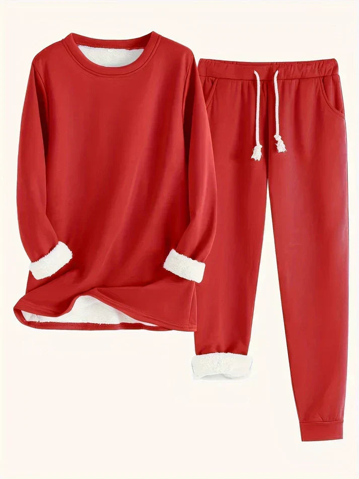 Hailey | Comfortabele Fleece-gevoerde Set