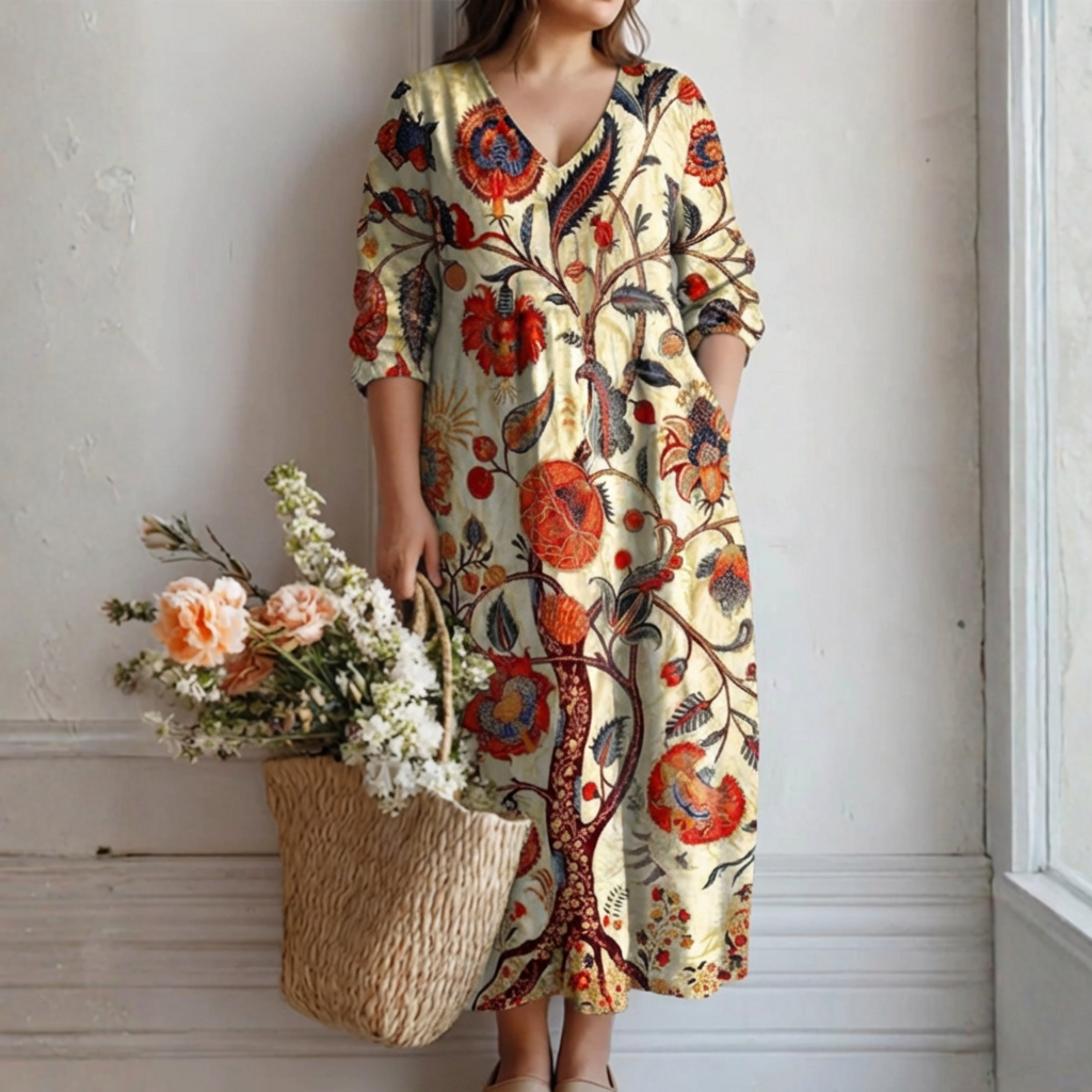 Fleur - Bohemian Bloemenjurk