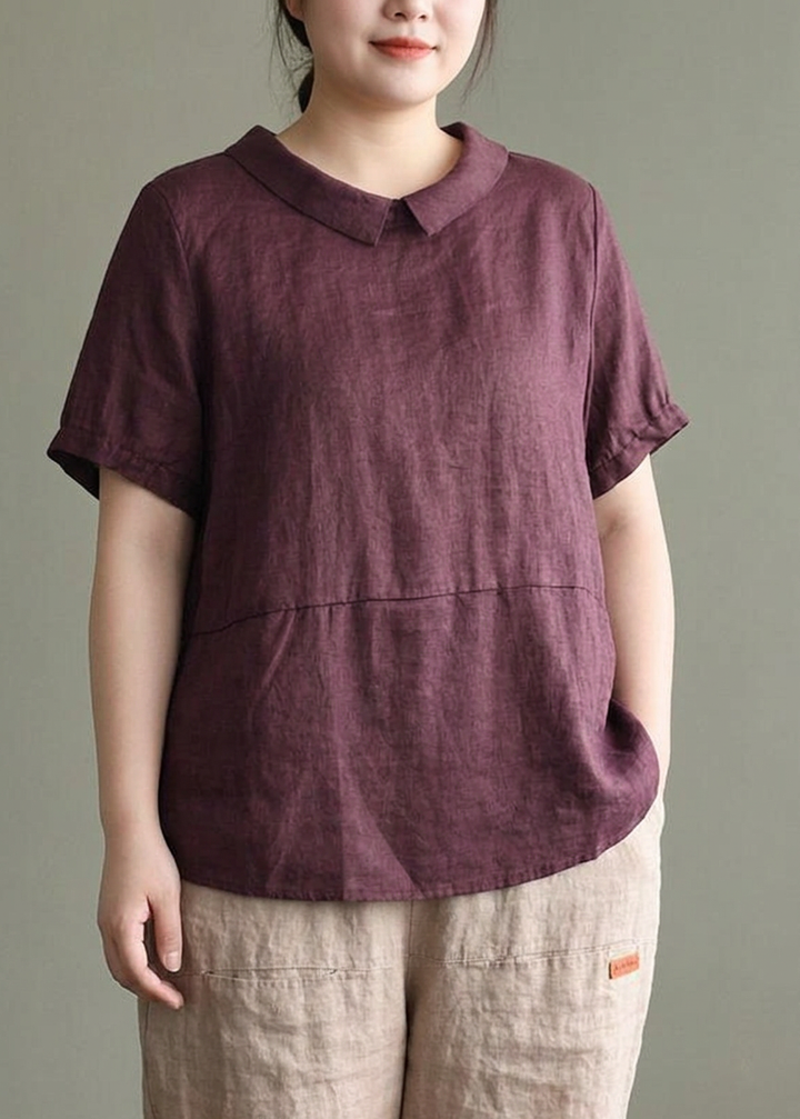 Saoirse - Zomer Linnen Shirt Blouse