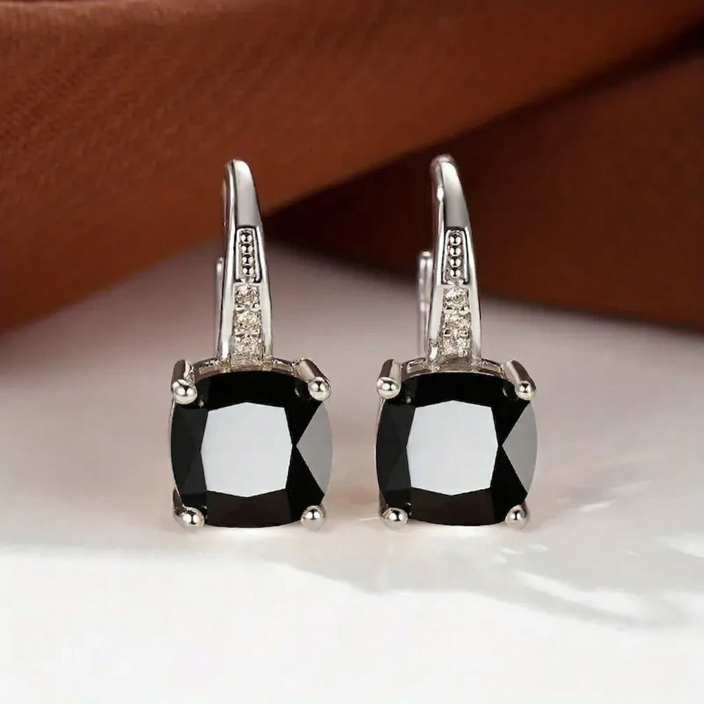 Amity Stone Hoepel Oorbellen | Goud