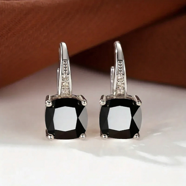 Amity Stone Hoepel Oorbellen | Goud