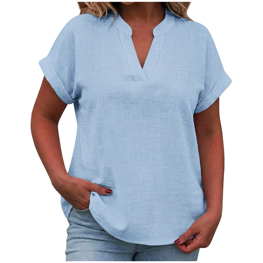 Vienne | Ontspannen V-hals Blouse