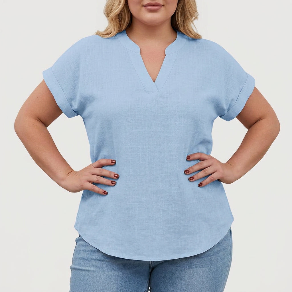 Ysolde | Comfortabele V-hals Blouse