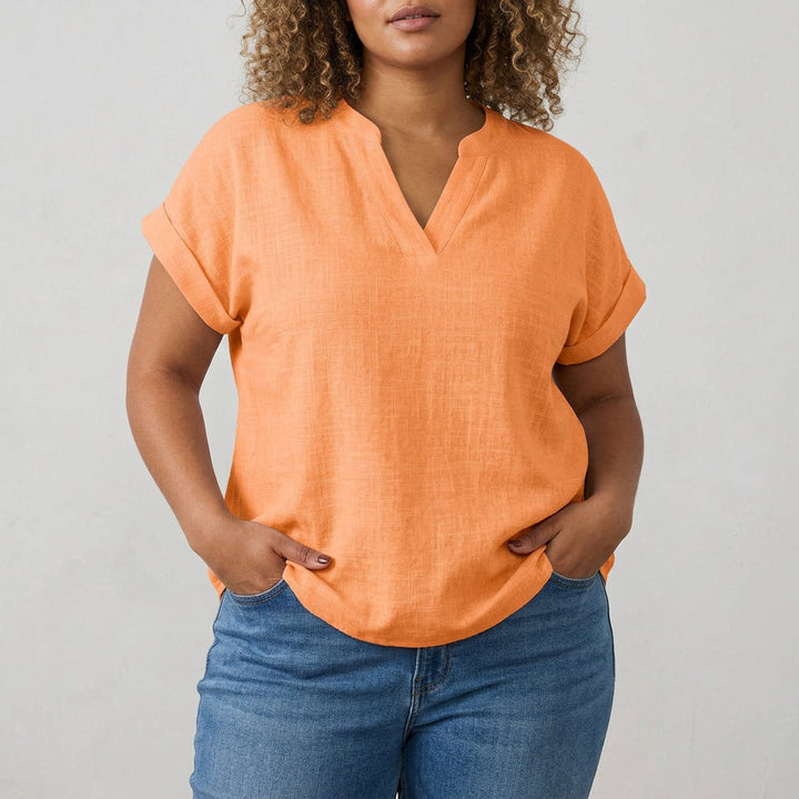 Ysolde | Comfortabele V-hals Blouse