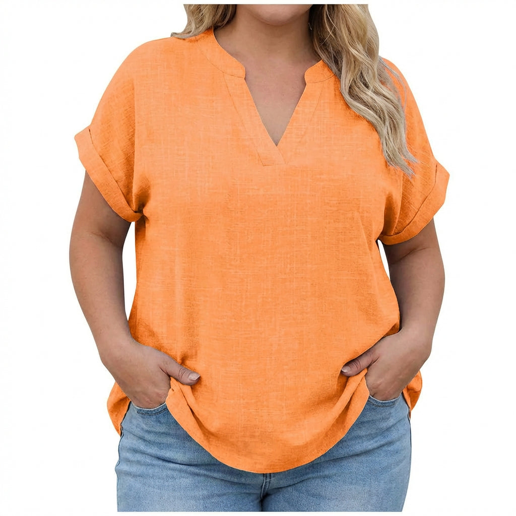 Vienne | Ontspannen V-hals Blouse