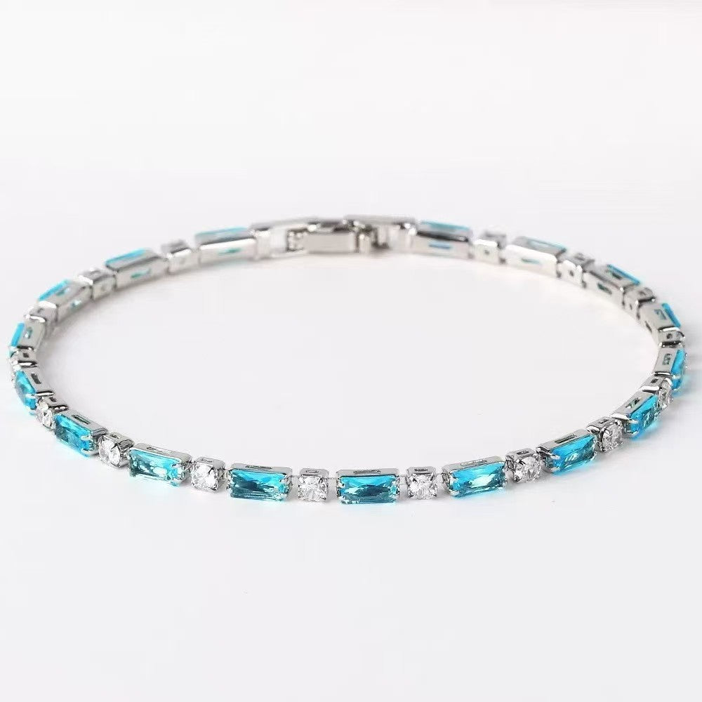 Nell Turquoise Steen Armband | Goud