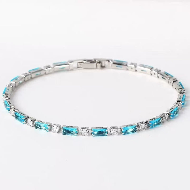 Nell Turquoise Steen Armband | Goud