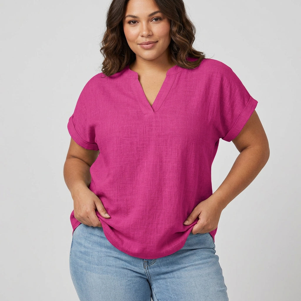 Ysolde | Comfortabele V-hals Blouse
