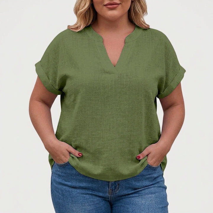 Ysolde | Comfortabele V-hals Blouse
