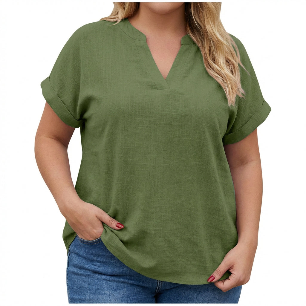Vienne | Ontspannen V-hals Blouse