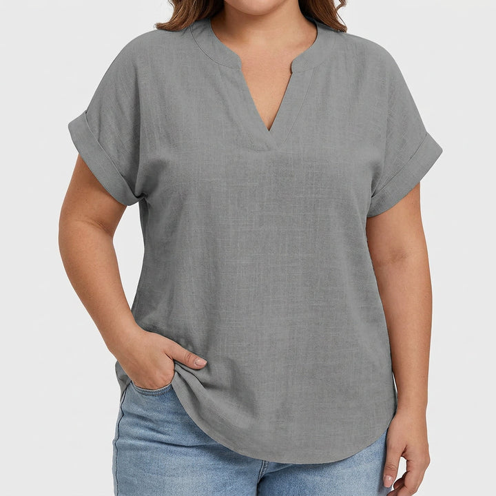 Ysolde | Comfortabele V-hals Blouse