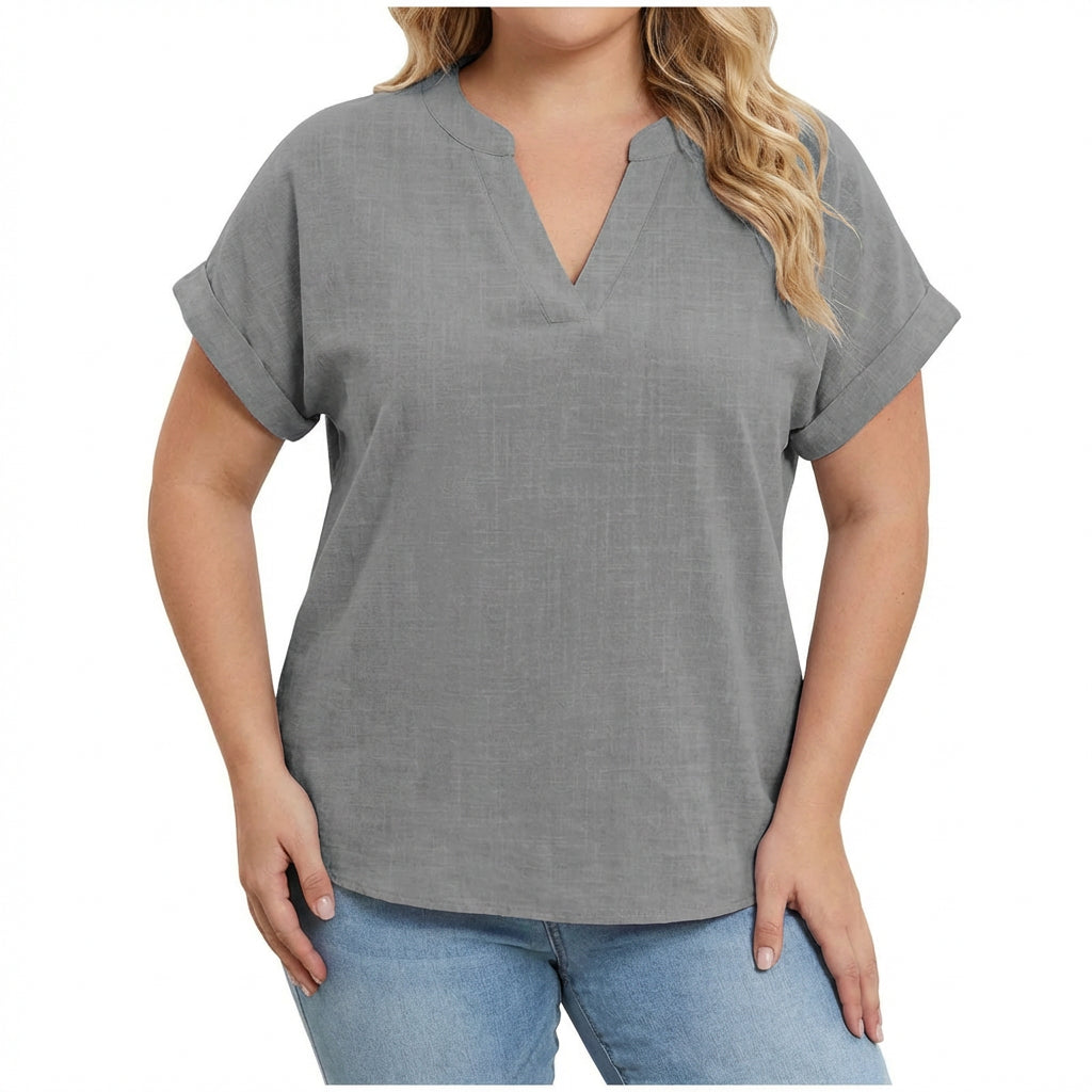 Vienne | Ontspannen V-hals Blouse