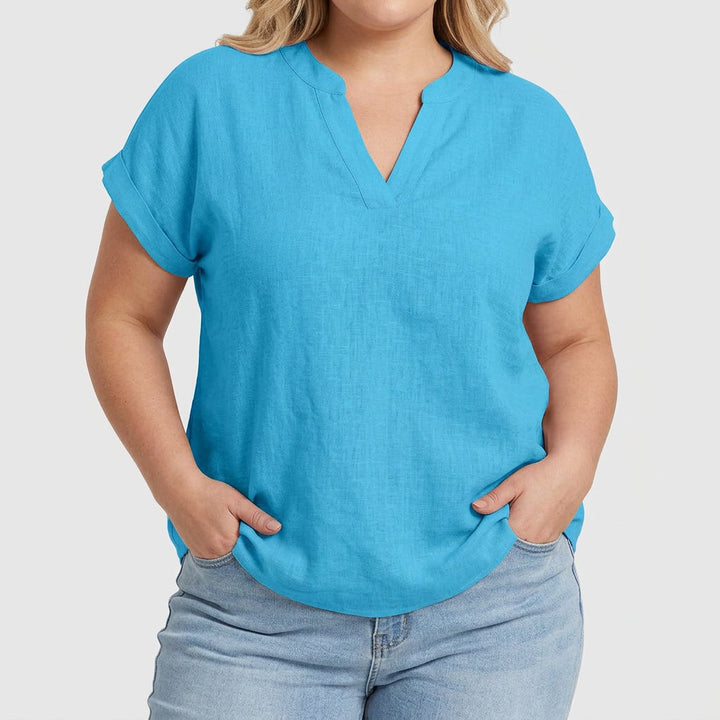 Ysolde | Comfortabele V-hals Blouse