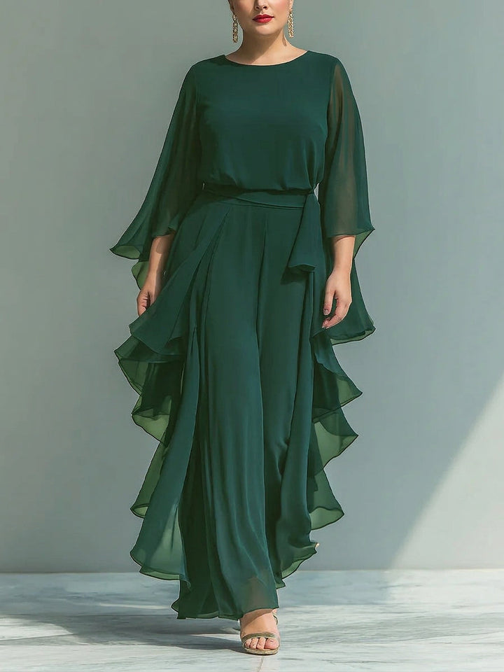 Lior | Elegante Vloeiende Avond Jumpsuit
