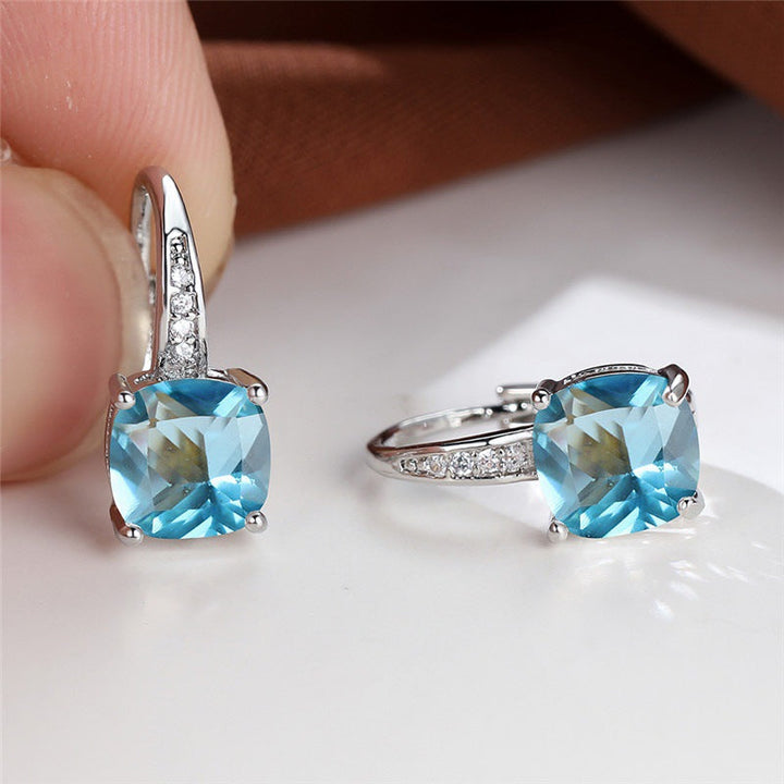 Amity Stone Hoepel Oorbellen | Goud