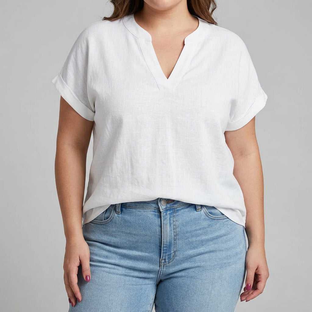 Ysolde | Comfortabele V-hals Blouse